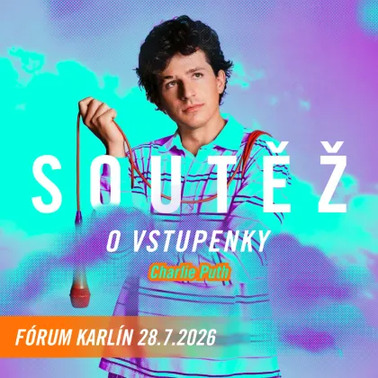 SOUTĚŽ| IG: VYHRAJ LÍSTKY NA KONCERT CHARLIEHO PUTHA!