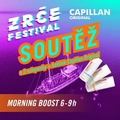 SOUTĚŽ: VYHRAJ 2x LÍSTKY NA ZRCÉ FESTIVAL + FAJN BOAT A BALÍČEK CAPPILAN ORIGINAL!