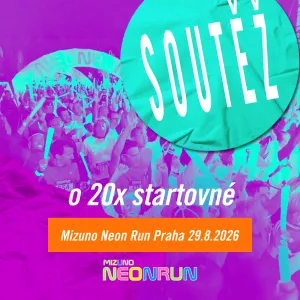 SOUTĚŽ: VYHRAJ STARTOVNÉ NA MIZUNO NEON RUN 2026!