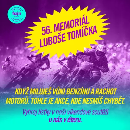 VYHRAJ VSTUPENKY NA MEMORIÁL LUBOŠE TOMÍČKA! 🏁🔥