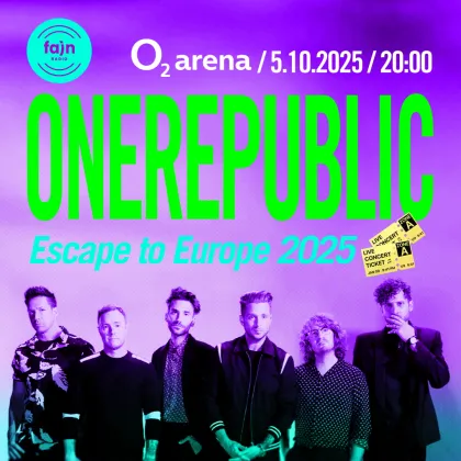 VYHRAJ 2 LÍSTKY NA ONEREPUBLIC – ESCAPE TO EUROPE 2025! 🎶