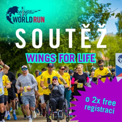 Vyhraj free registraci na Wings for Life World Run 2026! 💙